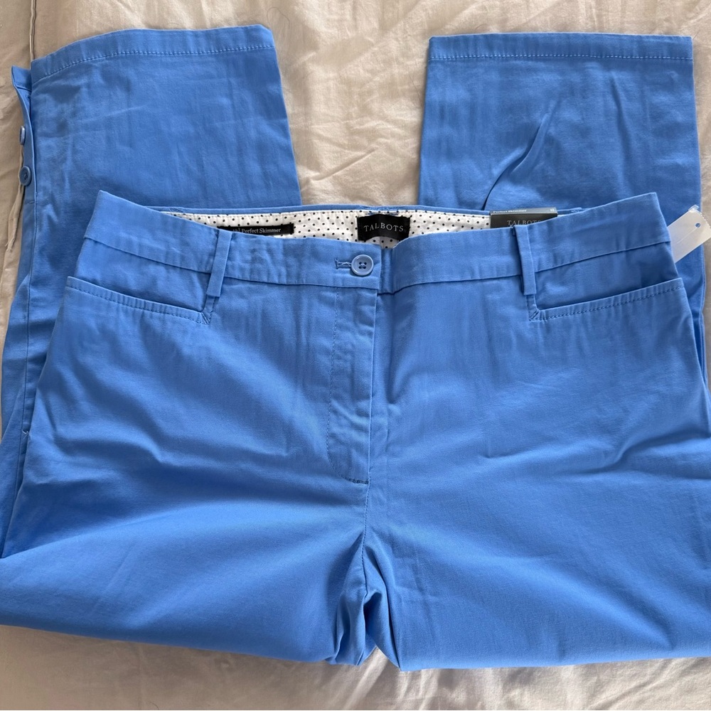 NWT, Talbots Perfect Skimmer Capri Pant, Size 12 - Picture 4 of 7